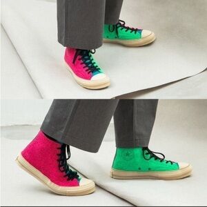 Converse x JW Anderson Chuck 70 Hi Felt Women’s Sz 6 Streetwear Unique Punk Y2K